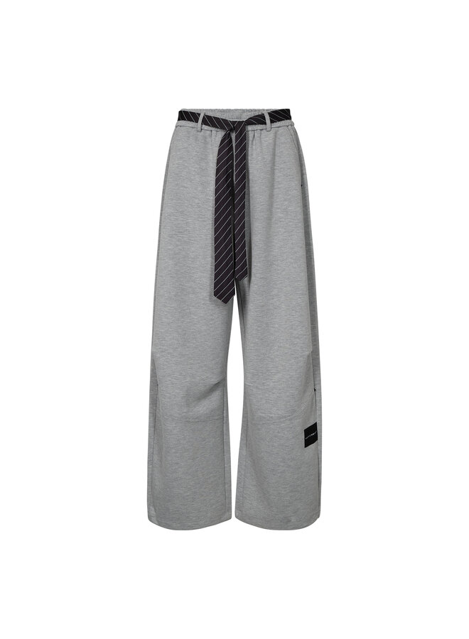 Maxi Split Tie Tall Pant Grey Melangé