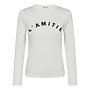 Clean LS Logo Tee Off-White