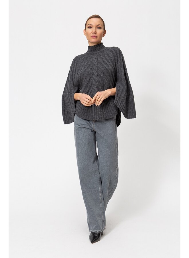 Sweater Anthracite Grey Melange