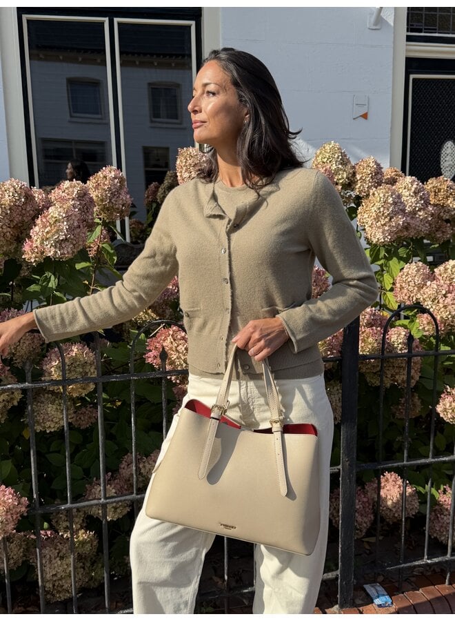Cashmere cardigan Wasabi