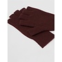Cashmere vingerloze handschoenen lava