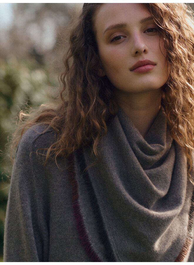 Cashmere vierkante sjaal rock