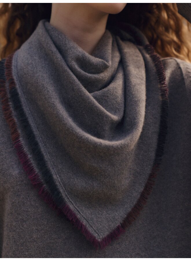 Cashmere vierkante sjaal rock