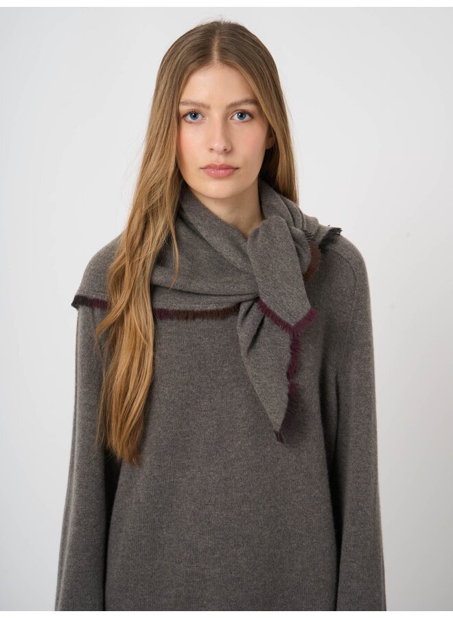 Cashmere vierkante sjaal rock