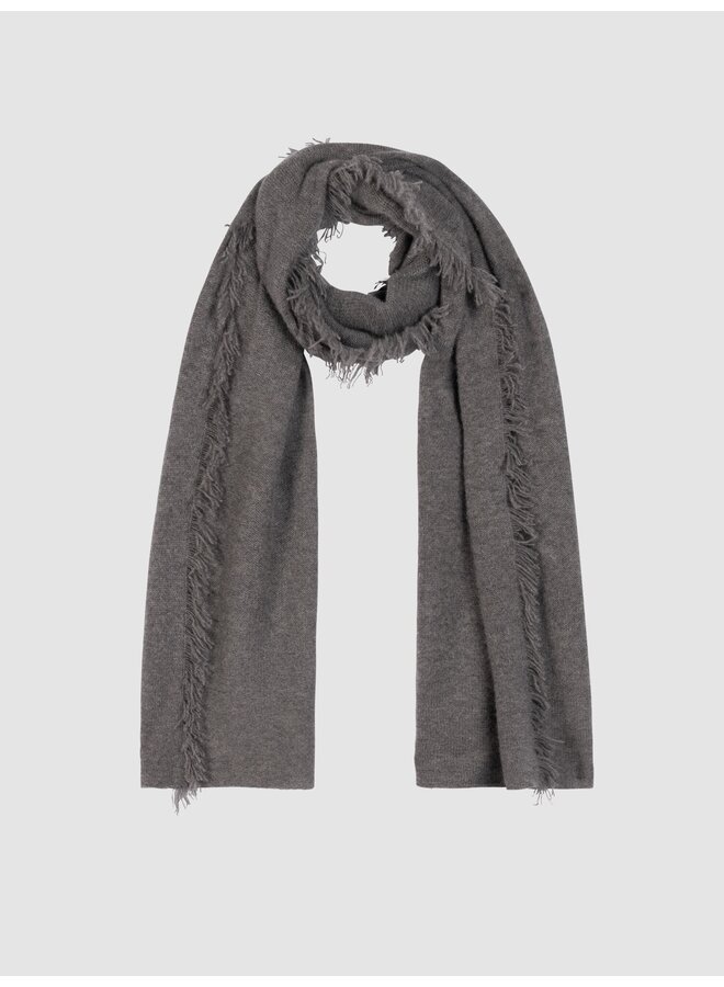 Cashmere sjaal met franjes rock