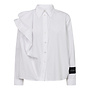 Cosmopolitan Drape Shirt White