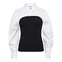 MerciaCC Poplin Mix Knit White