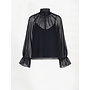Boho top AMANE deep navy
