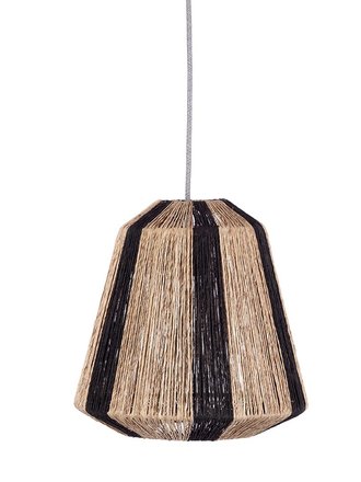 KidsDepot Hanglamp Ven black-naturel KidsDepot Hanglamp Ven black-naturel