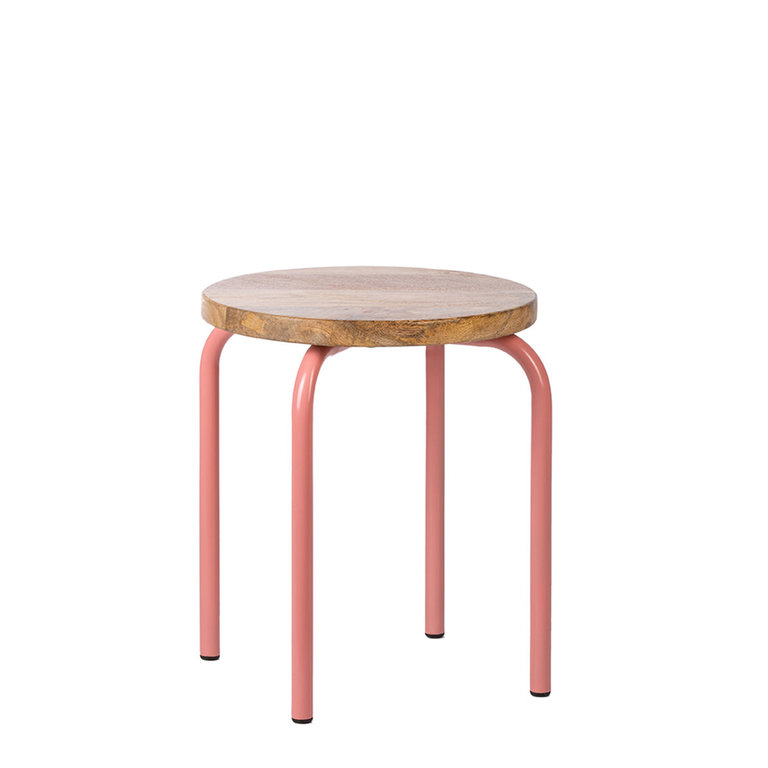 KidsDepot Circle stool pink