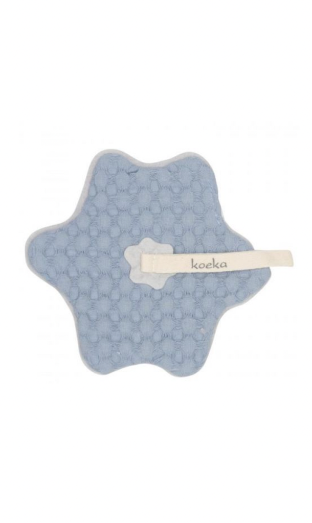 Koeka Koeka Speendoekje Waffle Oslo Soft blue