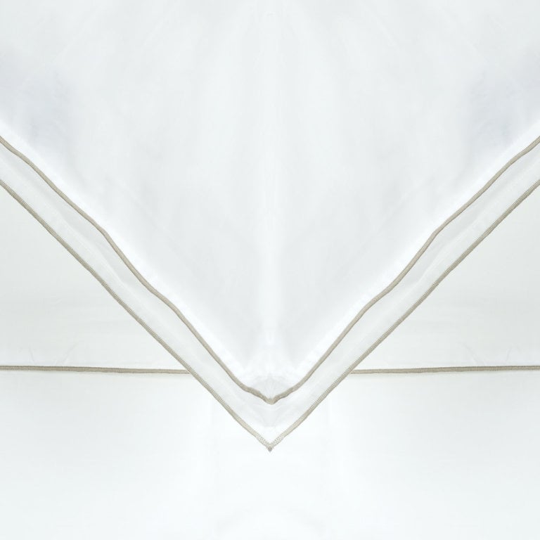 House In Style Rimini White/Taupe stitching