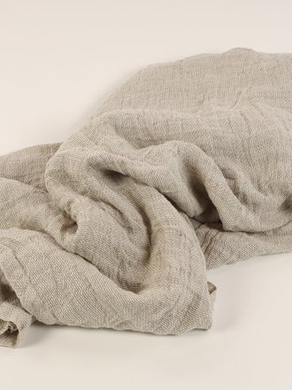 Passion For Linen Cleo Naturel Plaid