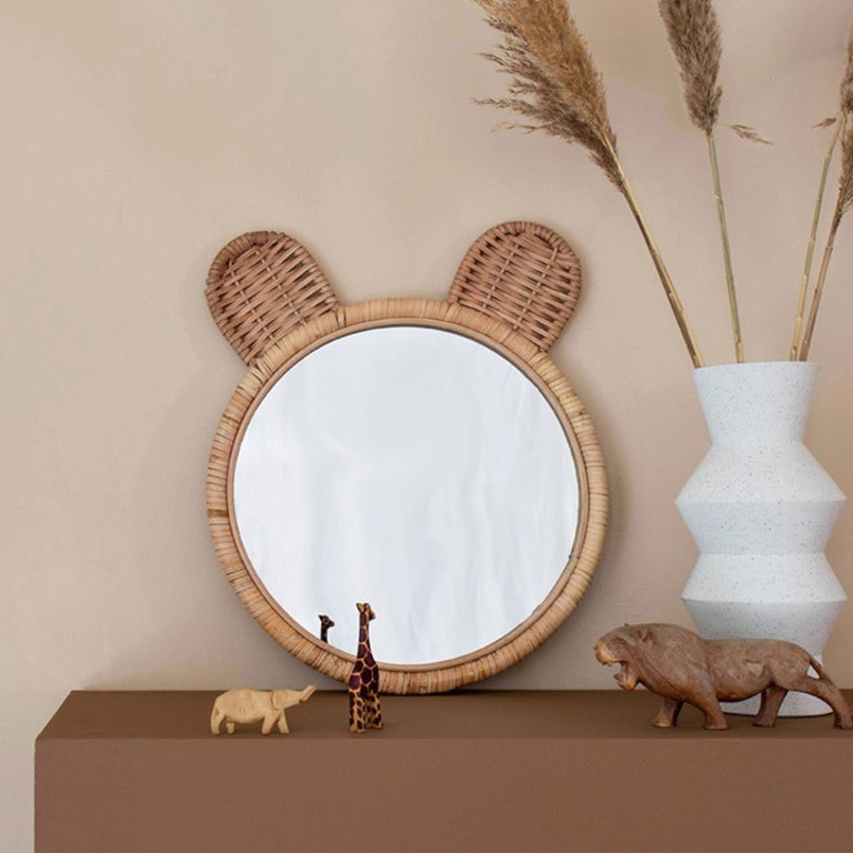 KidsDepot Minon Bamboe spiegel Natural