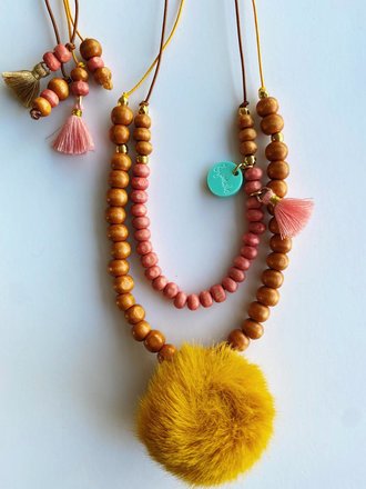 Bymelo Pompom ketting