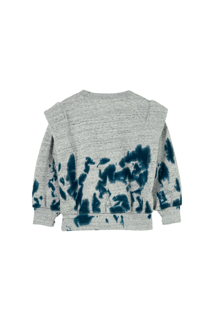 Finger in the nose CARLY Heather Grey Tie&Dye -Crew
