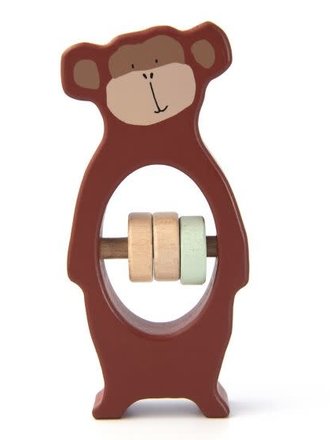 Trixie Houten Rammelaar - Mr Monkey