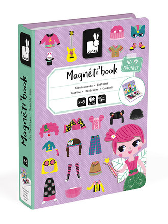 Janod Magnetibook Verkleedfeest meisjes