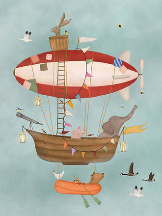 Getekenddoorzusje Zeppelin A5