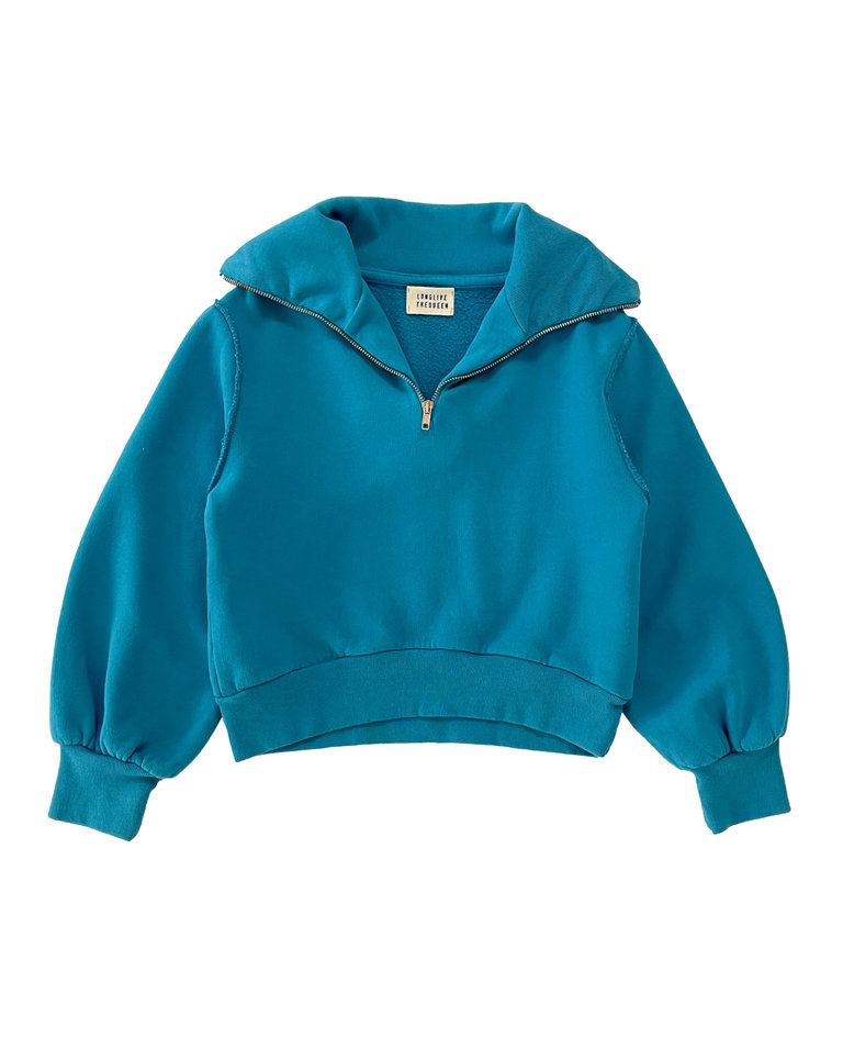 LongLivetheQueen Sweater with zipper Bright blue