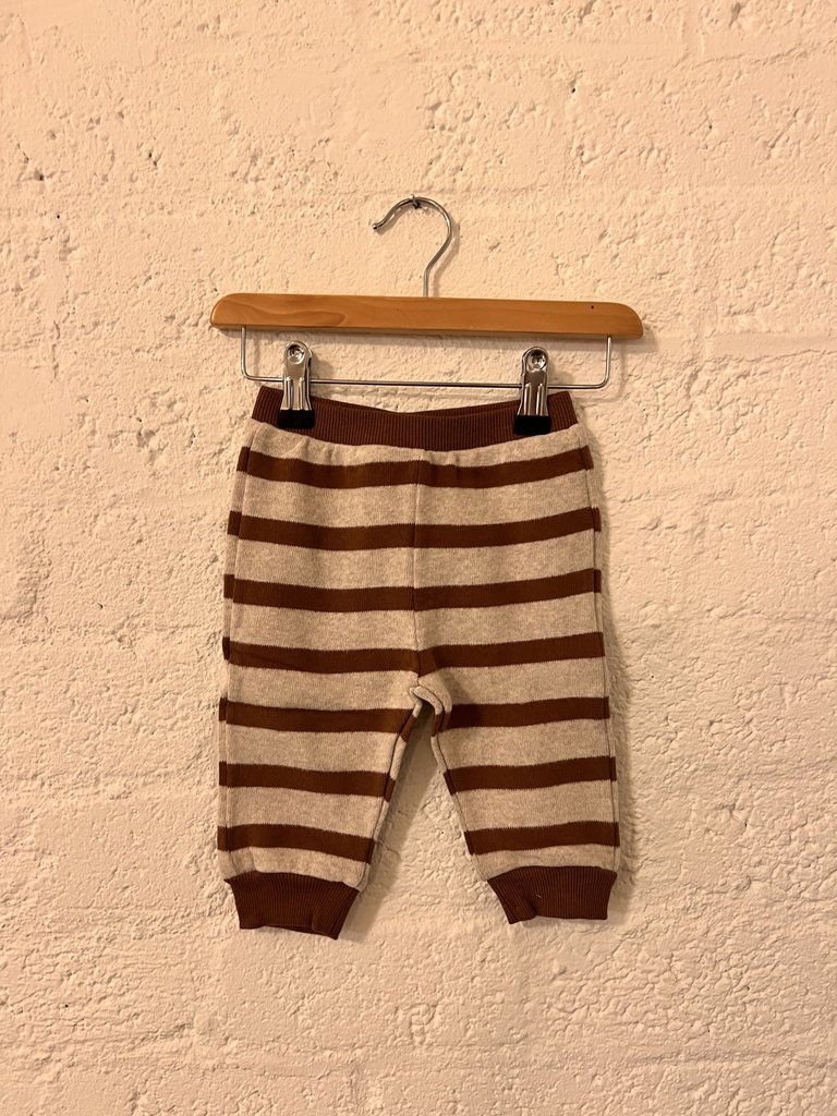 Play Up Striped Jersey Leggings Oat