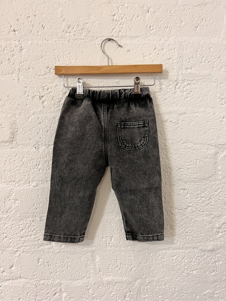 Play Up Denim Trousers Nori