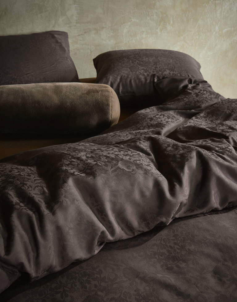 Essenza Felipa Duvet cover Darkest brown