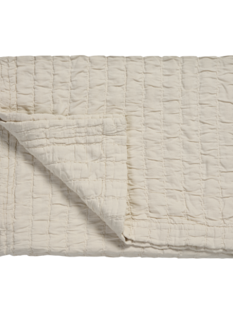 Vandyck Pure 64 G Dyed Bedsprei cream tan 180*260 Vandyck Pure 64 G Dyed Bedsprei cream tan 180*260