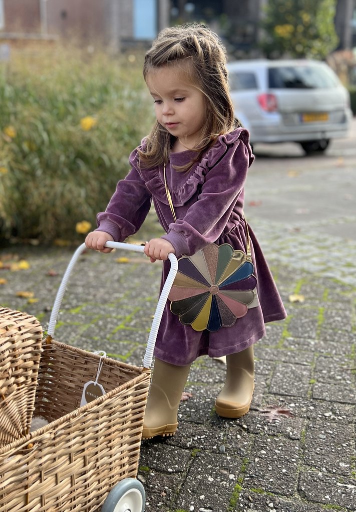 Emile et ida Robe Violet Velours