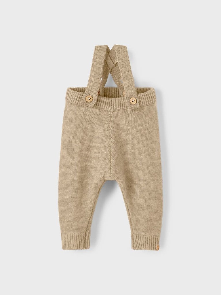 Lil' Atelier Emlin knit pants Warm sand