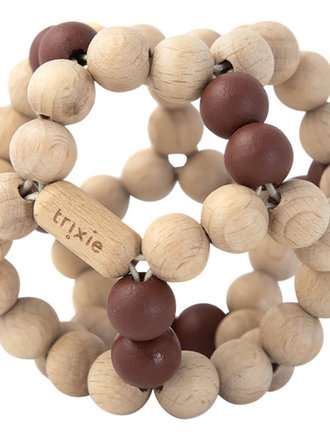 Trixie Houten kralenbal Rust