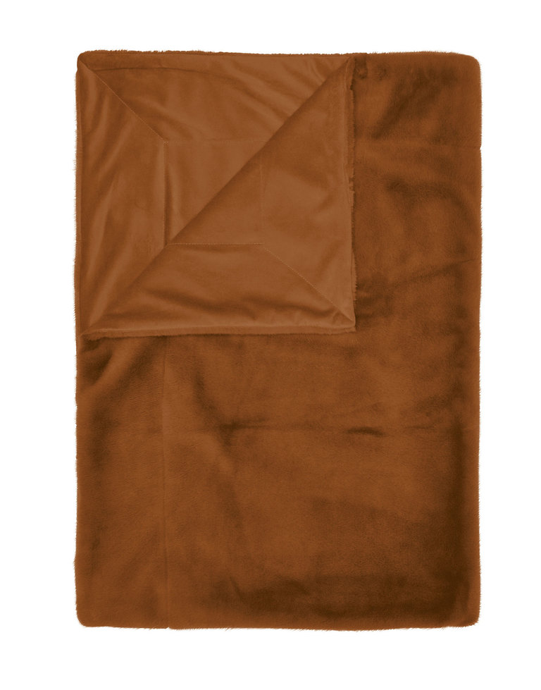Essenza FURRY Plaid Leather Brown