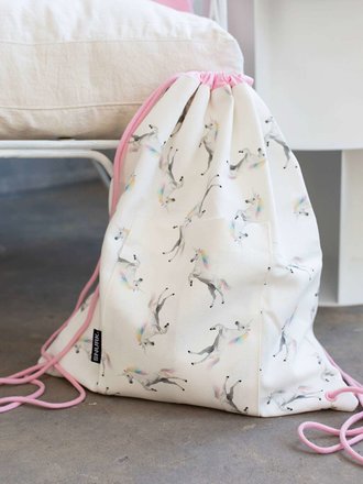 Snurk Unicorn Organic Canva Drawstring Bag