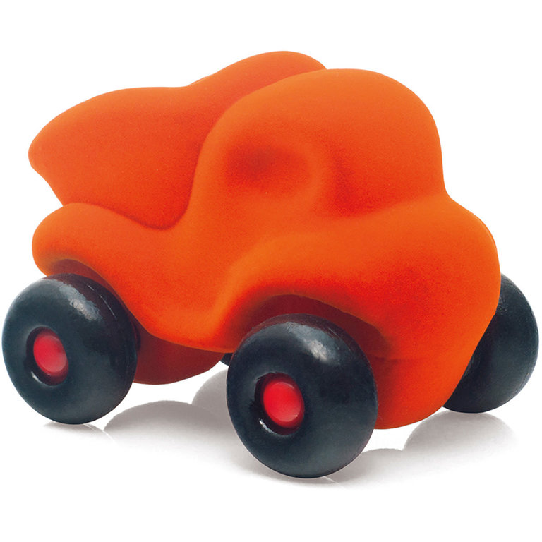 Janod Rubbabu kleine kiepwagen oranje