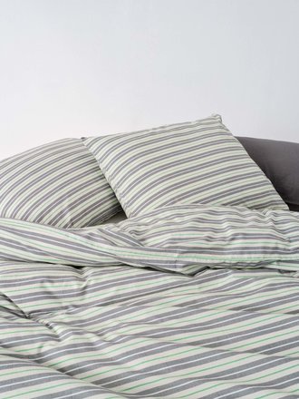 Essenza Marc O' Polo Faas Duvet Cover, Vivid Green