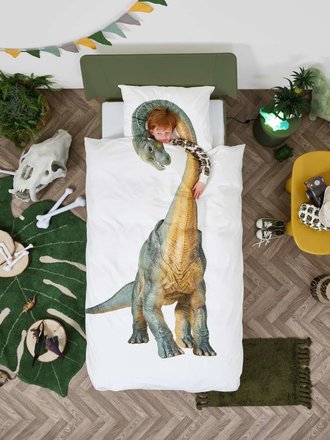 Snurk Dekbedovertrek Dino Bronto Snurk Dekbedovertrek Dino Bronto