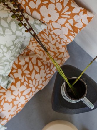 Vandyck Dekbedovertrek Florals-Apricot Blush Vandyck Dekbedovertrek Florals-Apricot Blush