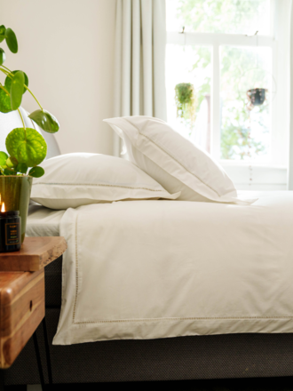 Kayori Dekbedovertrek Setana Katoenperkal Wit