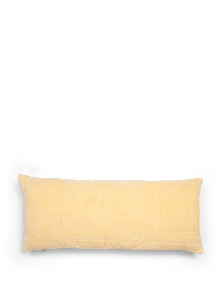 Essenza Julia Cushion Yellow Straw 40x90