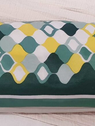 Mrs. Me Vintage Cushion 420S Green 30x60cm