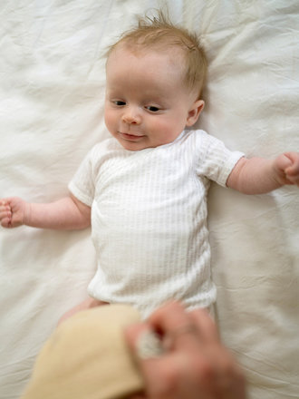 Lodger Romper SS Seersucker Cloud Dancer