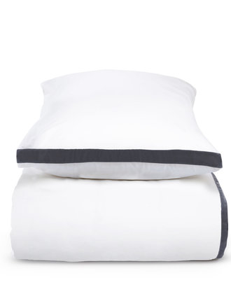 Mrs. Me Dekbedovertrek Tuxedo Graphite 240x220