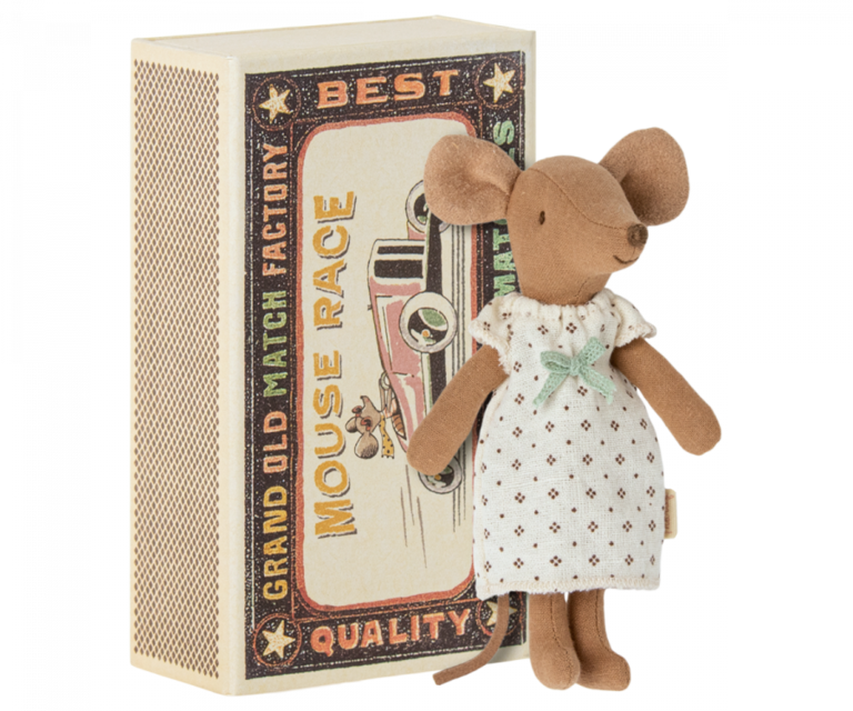 Maileg Big sister mouse in matchbox