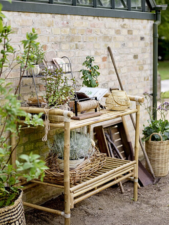 Bloomingville Sole Console Table Nature Bamboo Bloomingville Sole Console Table Nature Bamboo
