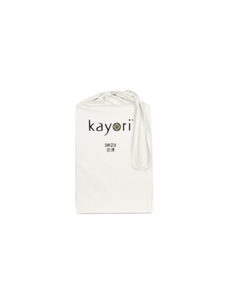 Kayori Hoeslaken Shizu Katoen-perkal Offwhite