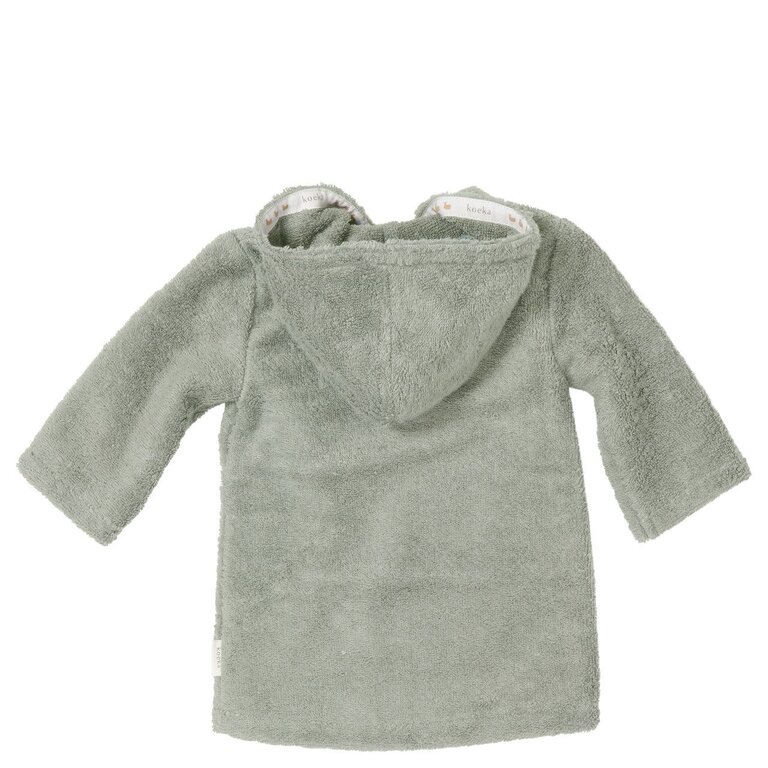 Koeka Baby Bathrobe Dijon Daily Shadow Green