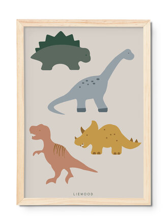 Liewood Liewood Beverly poster Dino/Sandy