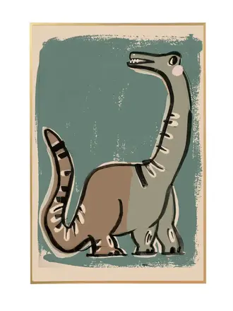 Studioloco Studio loco Poster Dino Green 50 x 70 cm