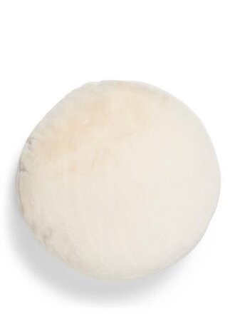 Essenza Mads Furry Cushion Vanilla (45cm rond) Essenza Mads Furry Cushion Vanilla (45cm rond)