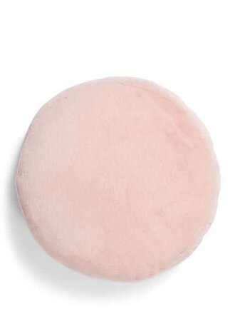 Essenza Mads Furry Cushion Rose (45cm rond)